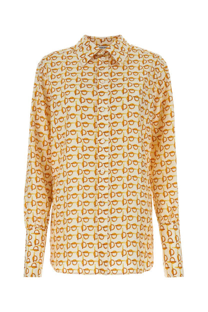 Burberry Women Printed Silk B Shirt by Luosophy