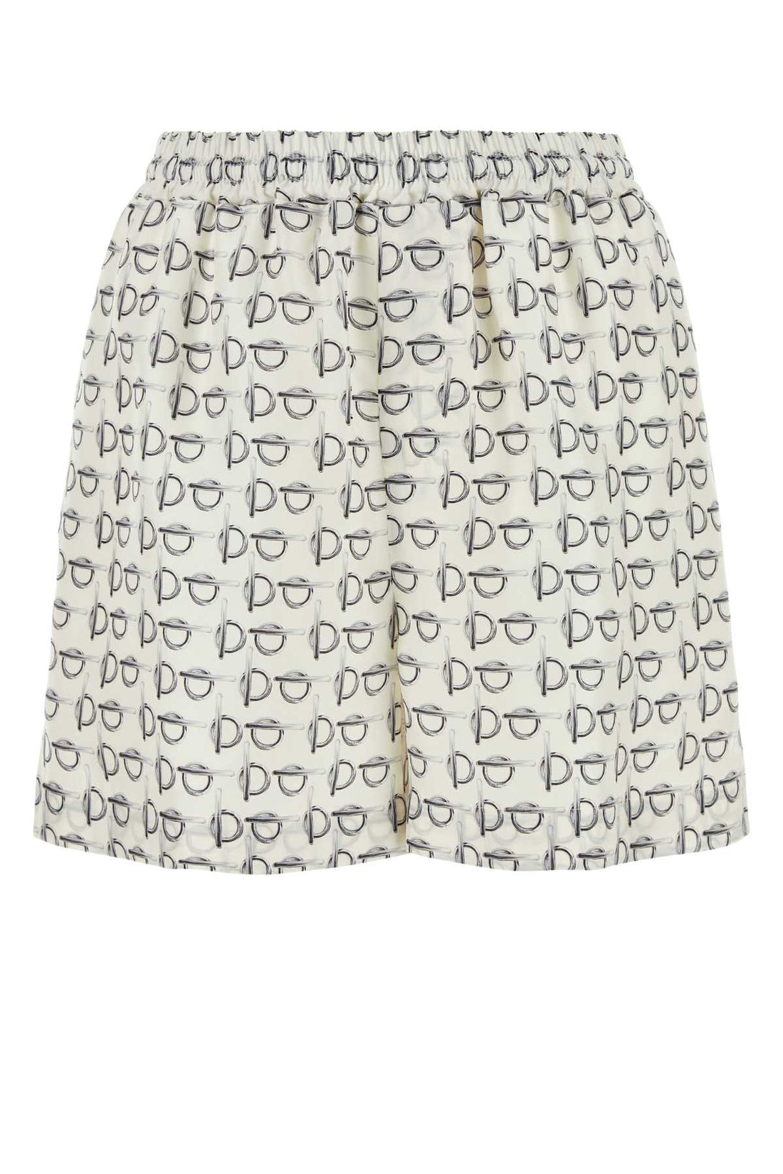 Burberry Women Printed Silk Shorts by Luosophy