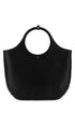 Courreges Women Black Leather Large Holy Handbag by Luosophy