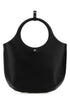 Courreges Women Black Leather Medium Holy Handbag by Luosophy