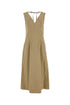 Bottega Veneta Women Cappuccino Cotton Blend Dress by Luosophy