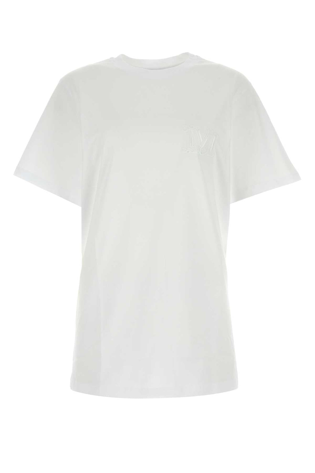 Max Mara Women White Cotton Mango T-Shirt by Luosophy