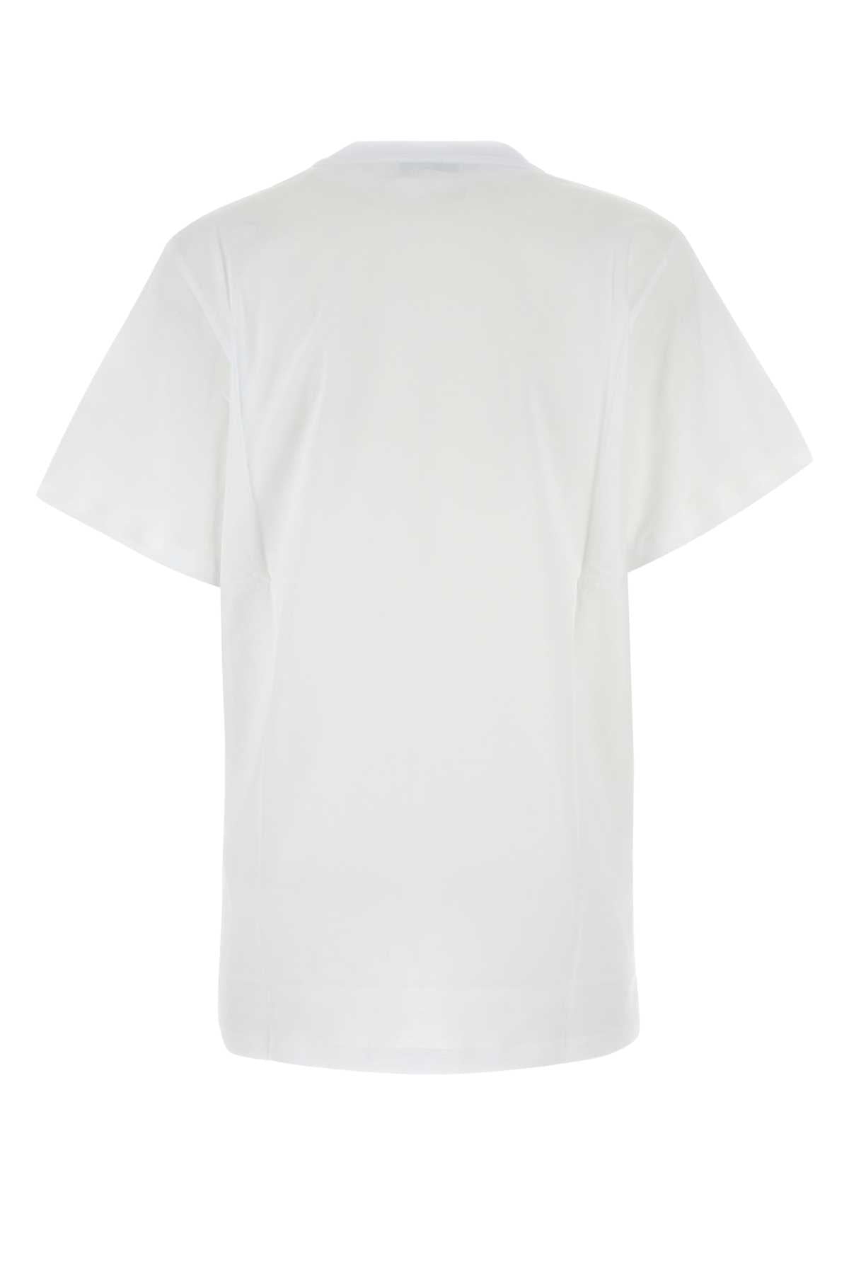Max Mara Women White Cotton Mango T-Shirt by Luosophy
