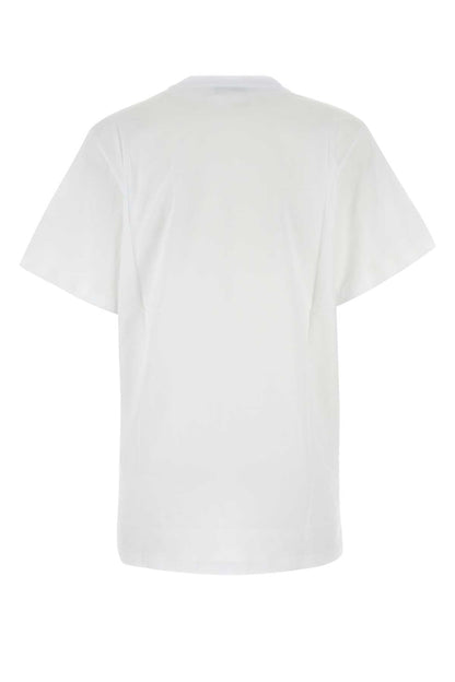 Max Mara Women White Cotton Mango T-Shirt by Luosophy