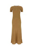 Max Mara Women Camel Silk Blend Europa Dress by Luosophy