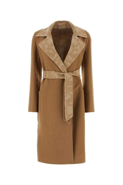 Max Mara Women Biscuit Camel Abito Coat by Luosophy