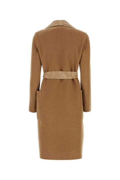 Max Mara Women Biscuit Camel Abito Coat by Luosophy