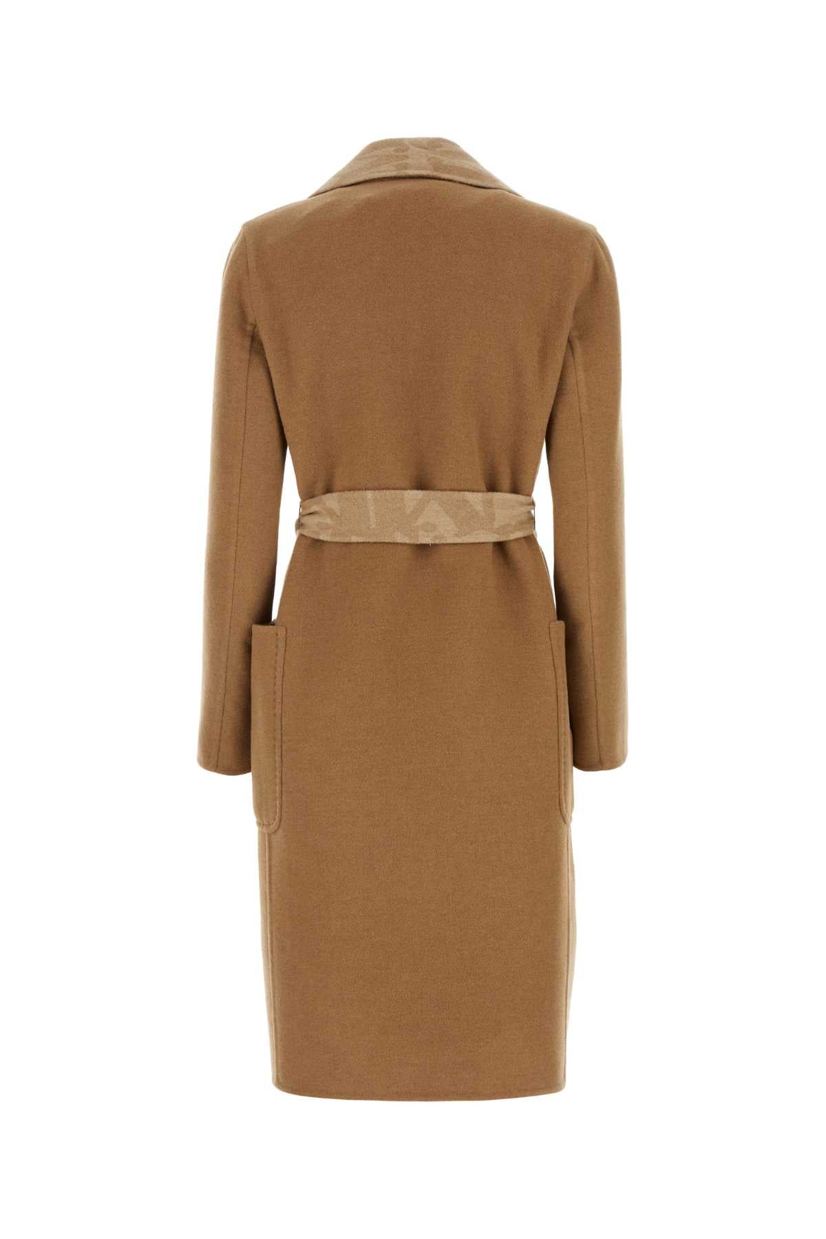 Max Mara Women Biscuit Camel Abito Coat by Luosophy