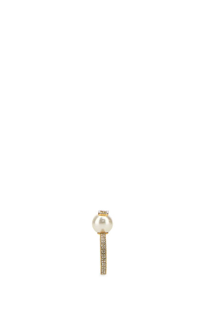 Valentino Garavani Women Gold Metal Vlogo Signature Ring by Luosophy
