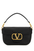 Valentino Garavani Women Black Leather Alltime Shoulder Bag by Luosophy