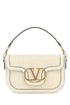 Valentino Garavani Women Ivory Leather Alltime Shoulder Bag by Luosophy