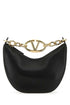 Valentino Garavani Women Black Leather Small Hobo Vlogo Moon Handbag by Luosophy