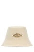 Valentino Garavani Women Ivory Felt Bucket Hat by Luosophy
