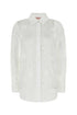 Valentino Garavani Women White Cotton Shirt by Luosophy