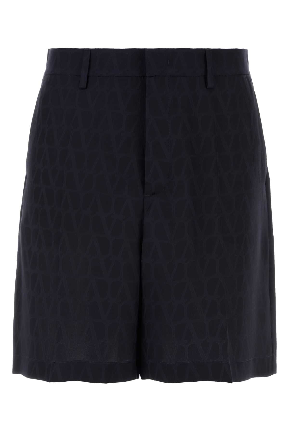Valentino Garavani Men Toile Iconographe Bermuda Shorts by Luosophy