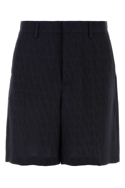 Valentino Garavani Men Toile Iconographe Bermuda Shorts by Luosophy
