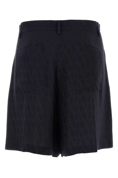 Valentino Garavani Men Toile Iconographe Bermuda Shorts by Luosophy