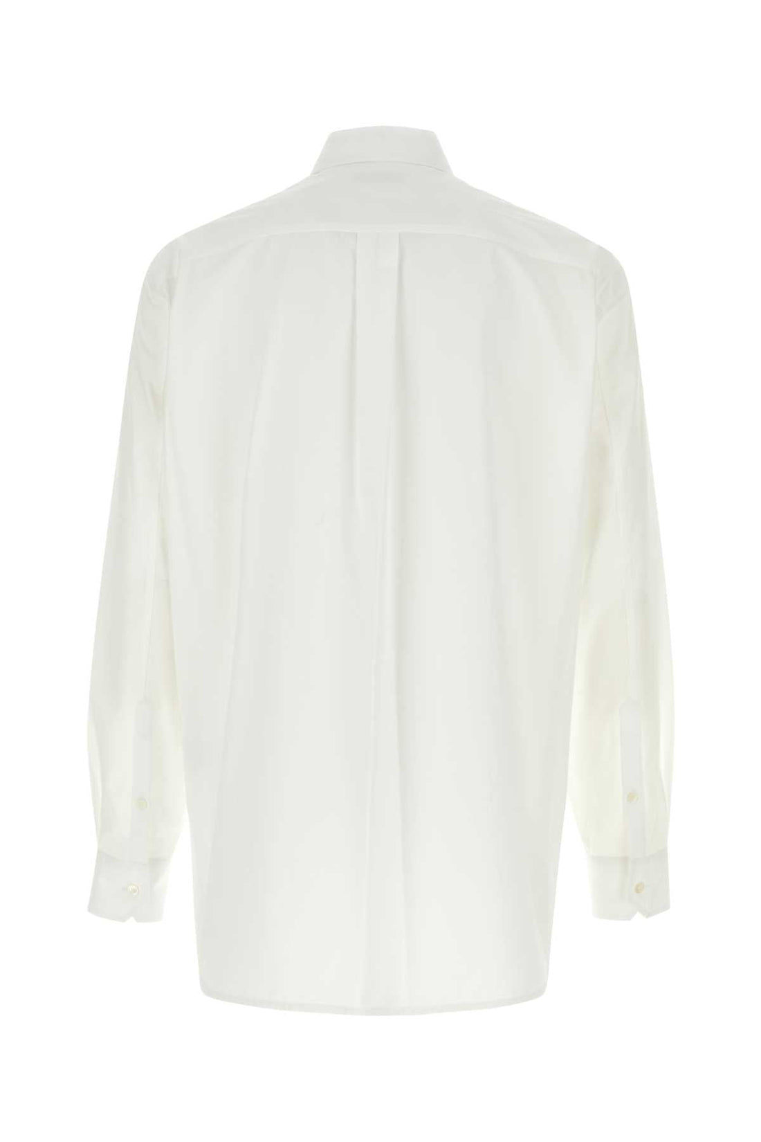 Valentino Garavani Men White Poplin Shirt by Luosophy