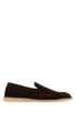 Dolce & Gabbana Men Chocolate Suede New Florio Loafers by Luosophy