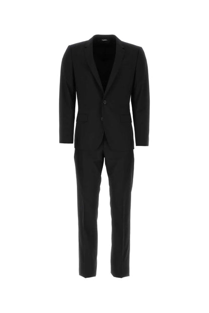 Dolce and gabbana men black stretch wool tuxedo  DestGlow