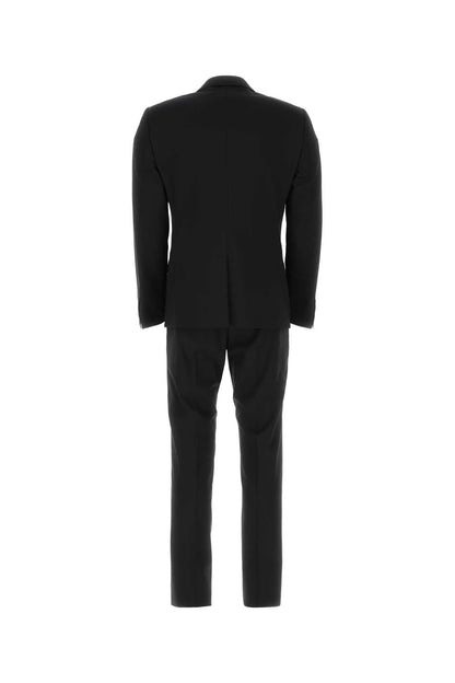 Dolce and gabbana men black stretch wool tuxedo  DestGlow