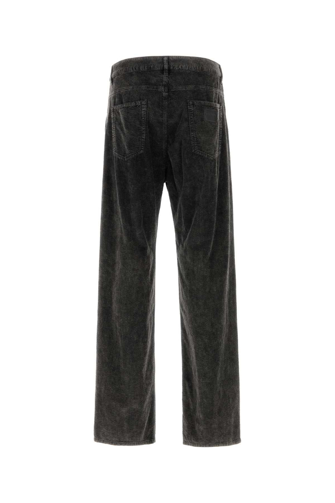 Dolce &amp; Gabbana Men Charcoal Stretch Corduroy Pant by Luosophy