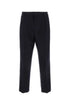 Dries Van Noten Men Midnight Blue Wool Pellow Pant by Luosophy