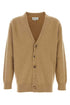 Maison Margiela Men Cappuccino Wool Cardigan by Luosophy