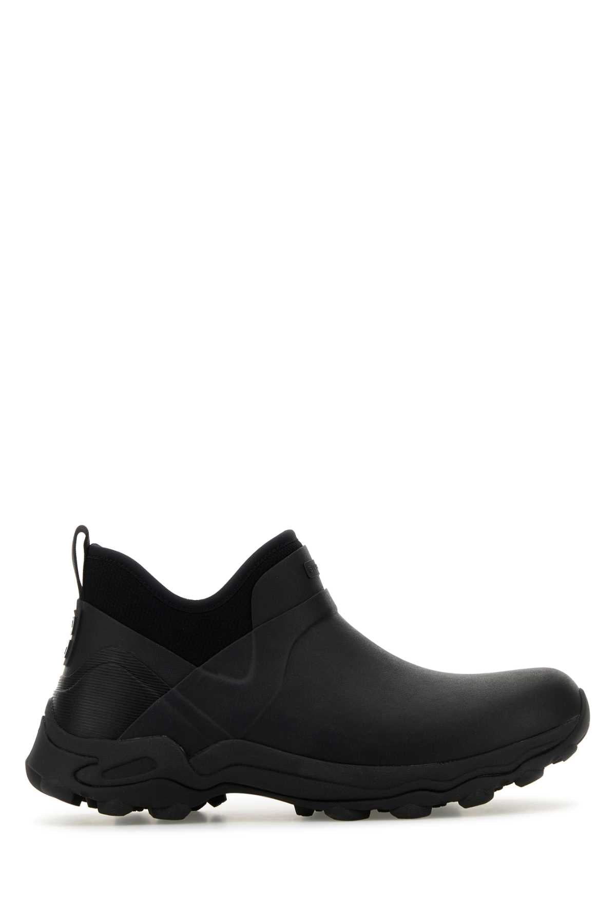 Givenchy Men Black Rubber Slip Ons by Luosophy