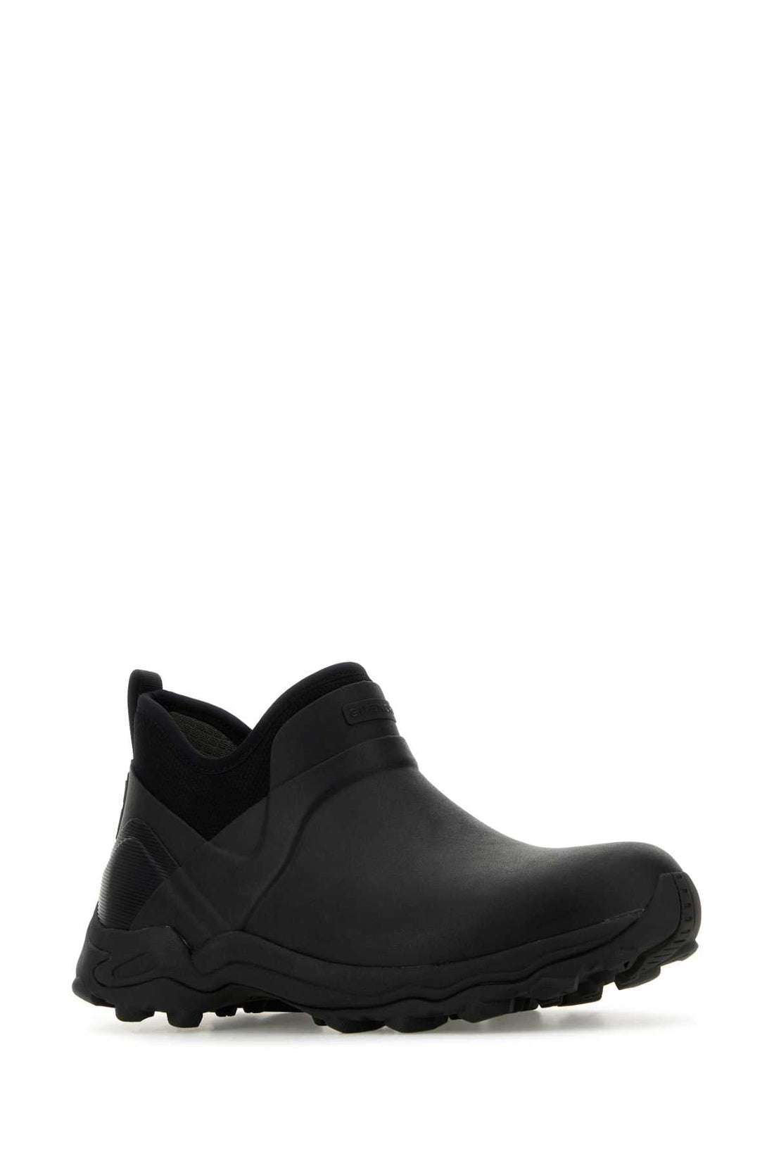 Givenchy Men Black Rubber Slip Ons by Luosophy