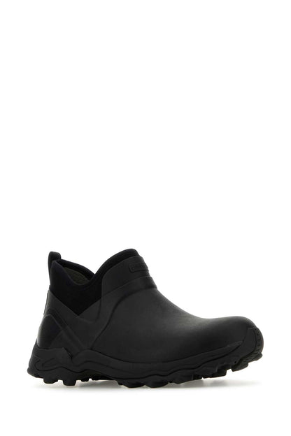Givenchy Men Black Rubber Slip Ons by Luosophy