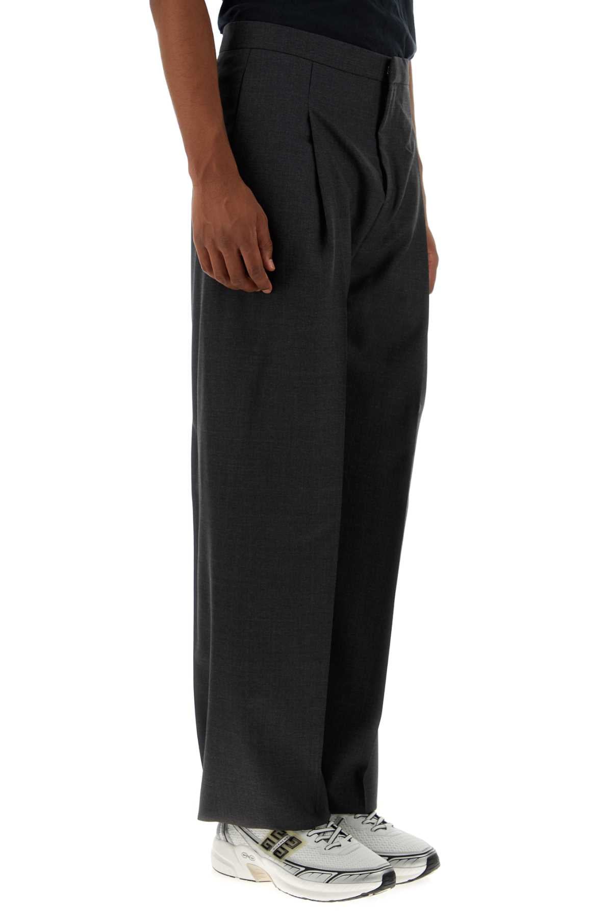 Givenchy Men Dark Grey Wool Pant by Luosophy