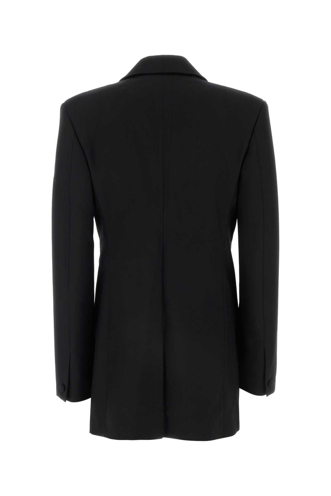 Givenchy Women Black Stretch Wool Blend Blazer by Luosophy