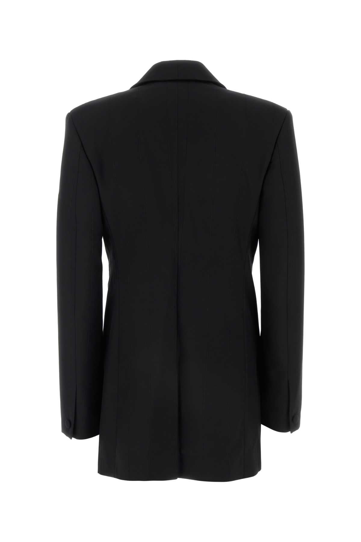 Givenchy Women Black Stretch Wool Blend Blazer by Luosophy