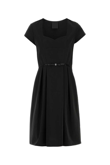 Givenchy Women Black Taffetas Mini Dress by Luosophy