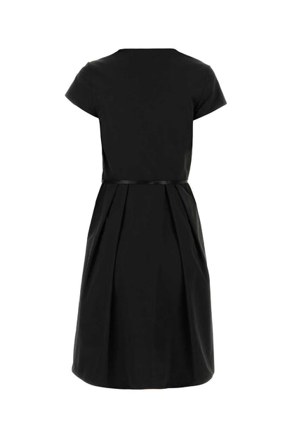 Givenchy Women Black Taffetas Mini Dress by Luosophy
