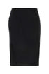 Versace Women Black Stretch Wool Skirt by Luosophy