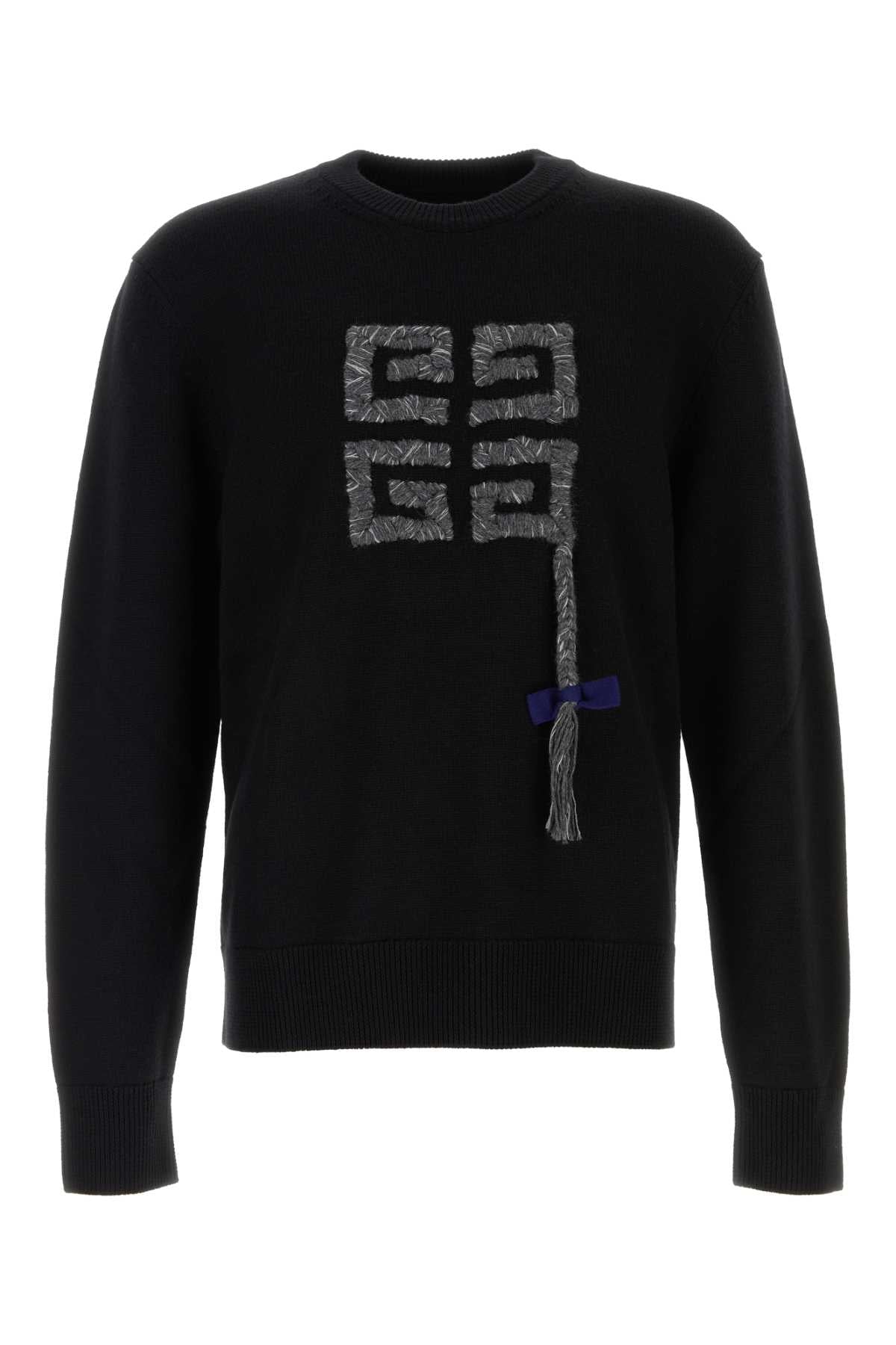 Givenchy Men Black Wool Sweater by Luosophy