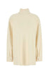 Jil Sander Women Cream Wool Blend Blouse by Luosophy