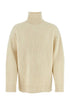 Jil Sander Men Ivory Wool Sweater by Luosophy