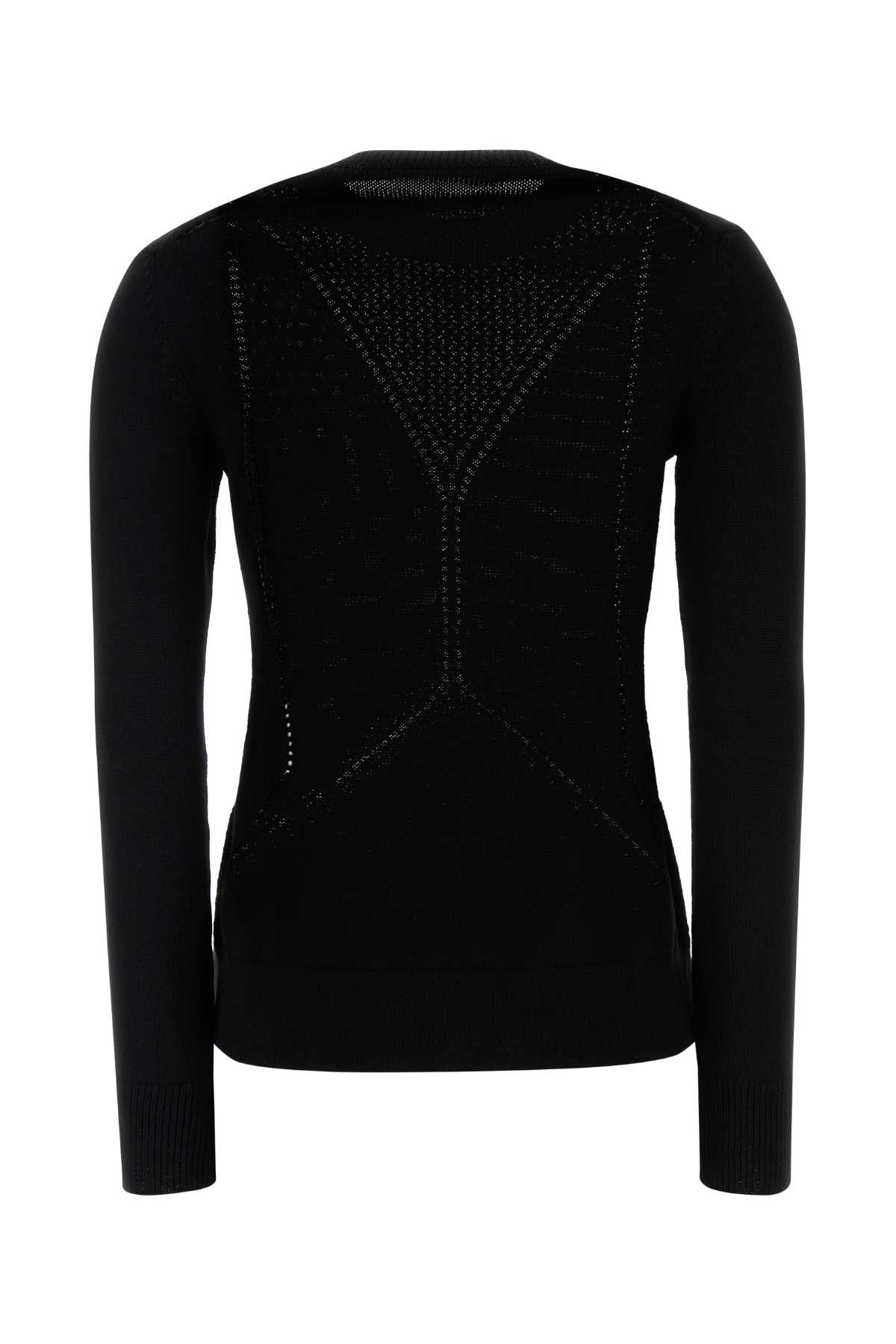 Jil Sander Women Black Wool Blend Sweater by Luosophy