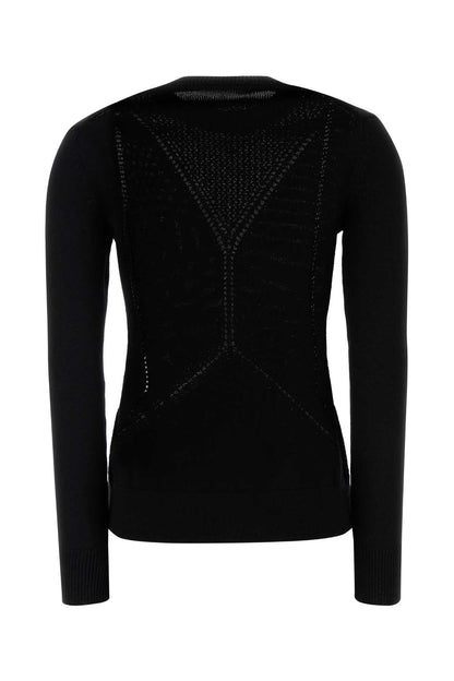 Jil Sander Women Black Wool Blend Sweater by Luosophy