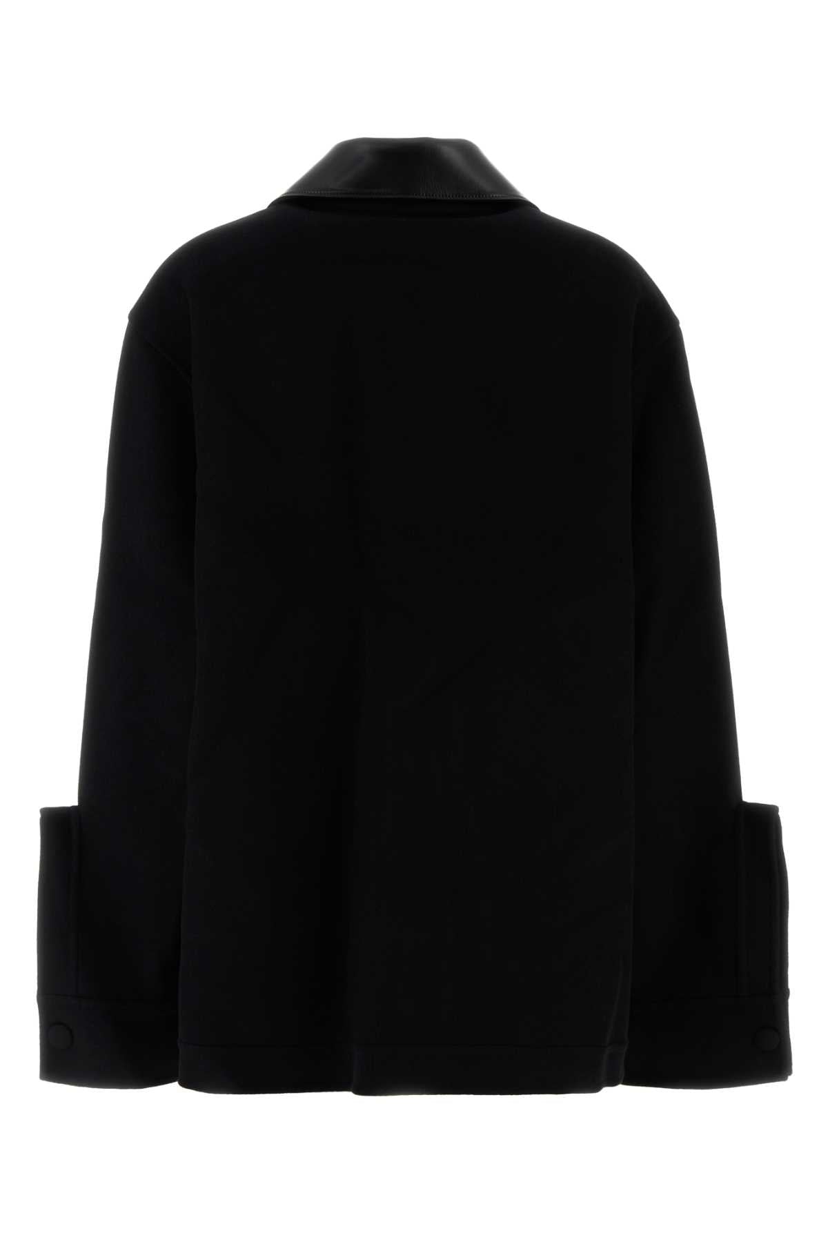 Jil Sander Women Black Wool Jacket by Luosophy