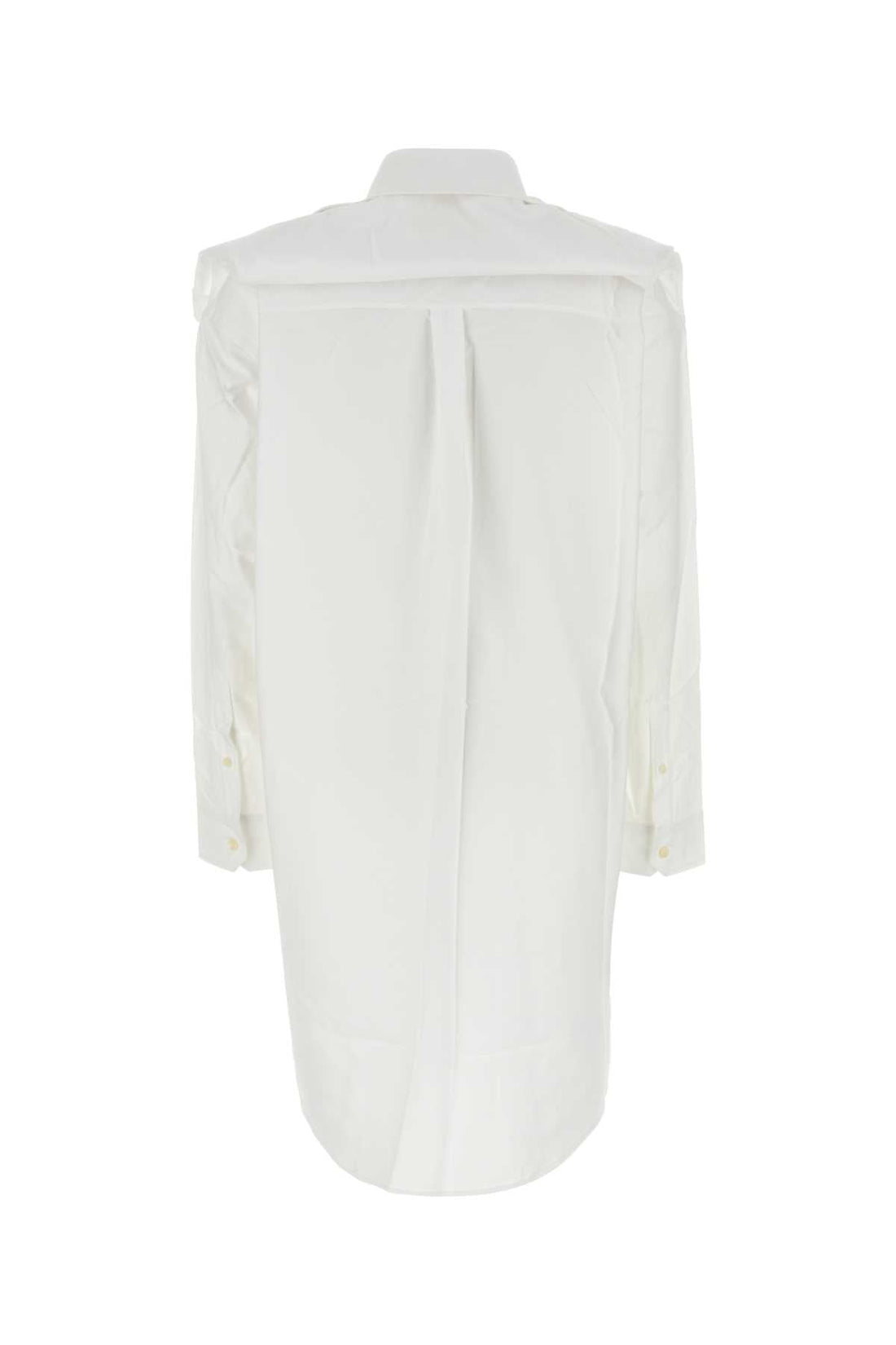 Y Project Women White Oxford Shirt Dress