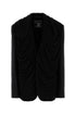Y Project Women Black Stretch Twill Oversize Blazer by Luosophy