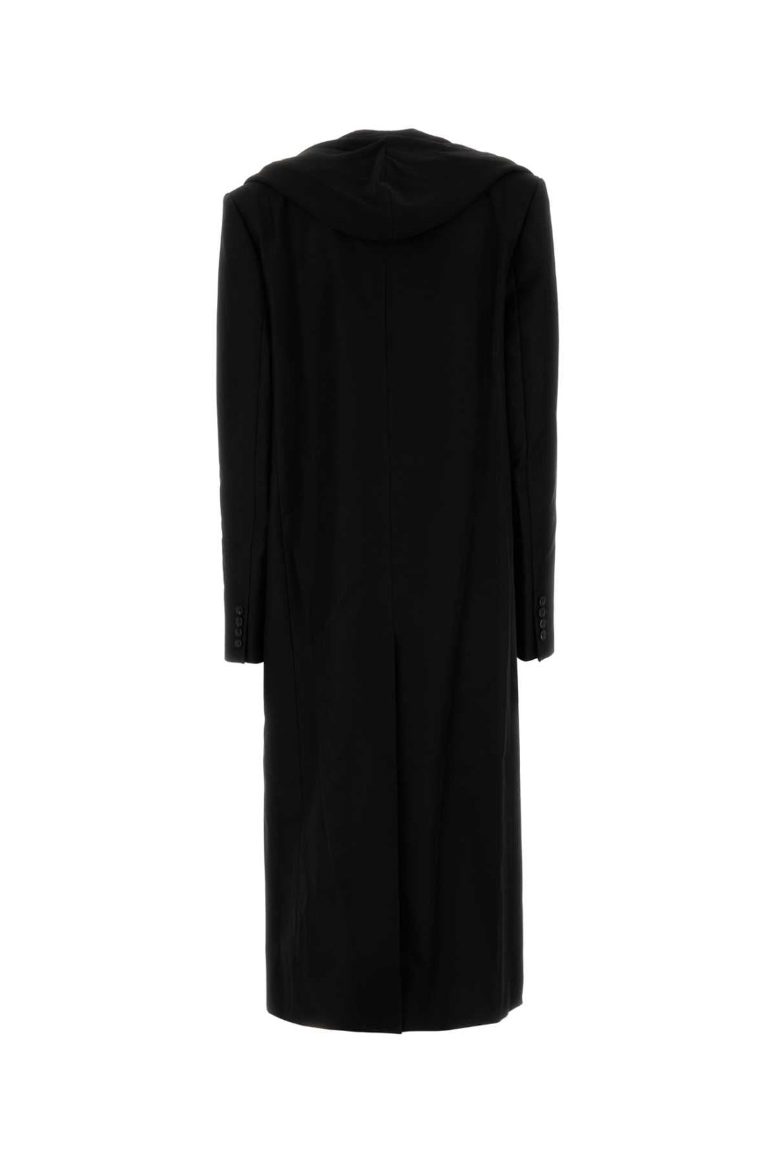 Y Project Women Black Cotton Coat by Luosophy