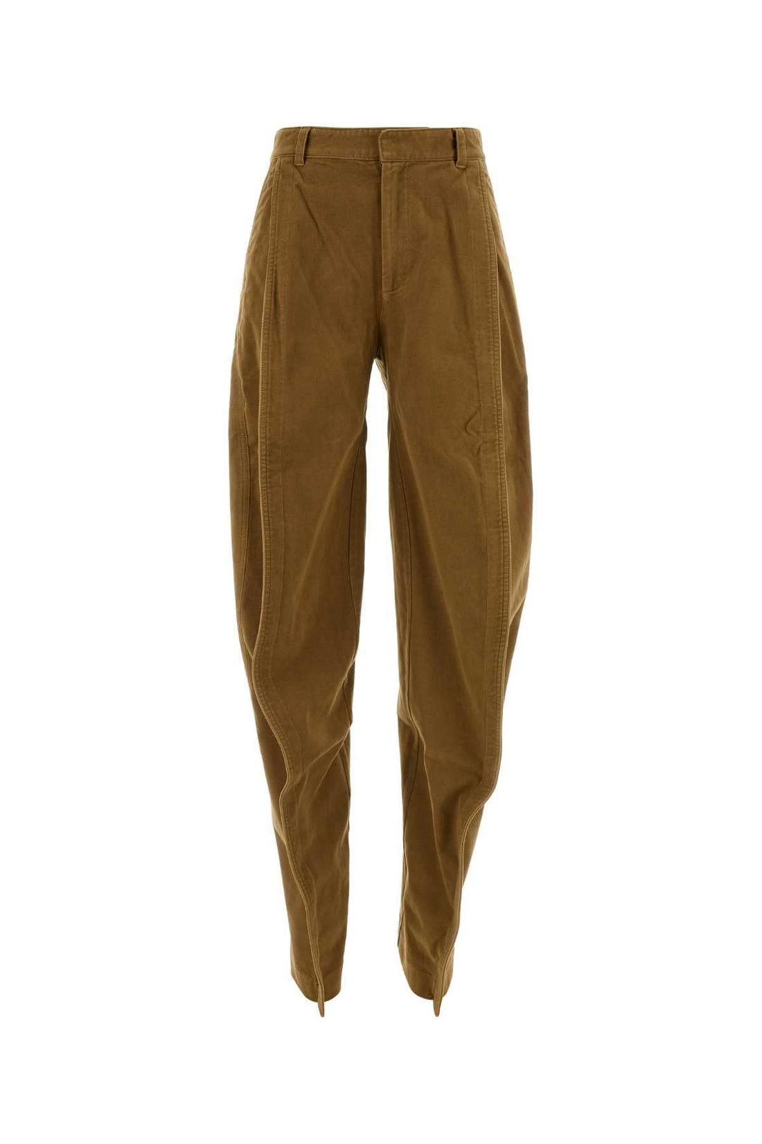 Y Project Women Caramel Stretch Velvet Pant by Luosophy
