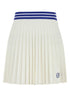 Bode Women White Piquet Court Mini Skirt by Luosophy