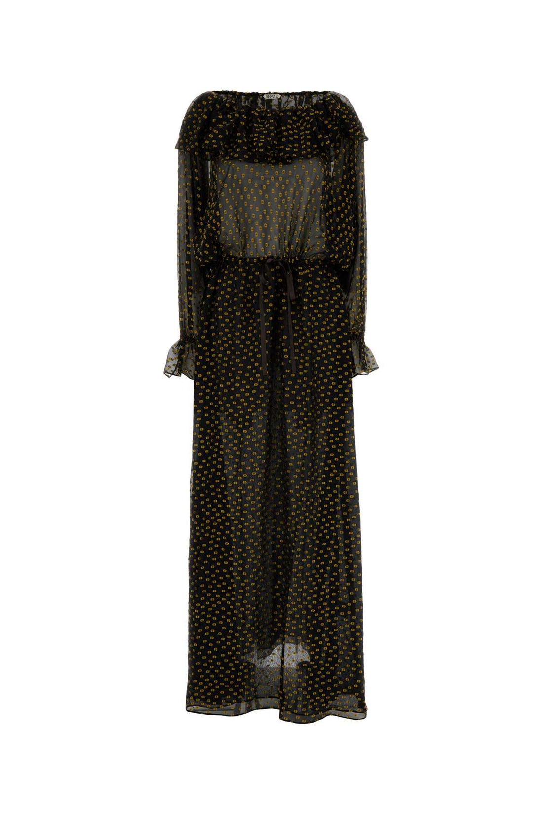 Bode Women Embroidered Silk Blend Stadium Dress by Luosophy