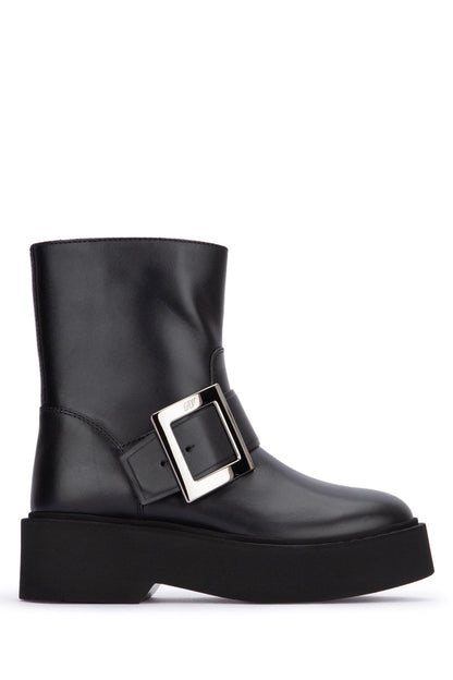 Roger Vivier Women Viv Rangers High Met Bikers Bootie by Luosophy